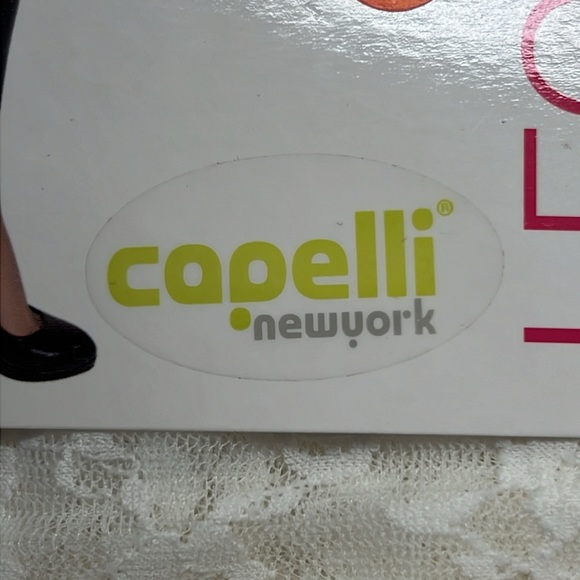 Capelli cream colored Lace Leggings ankle tights size Medium brand new - Picture 5 of 8